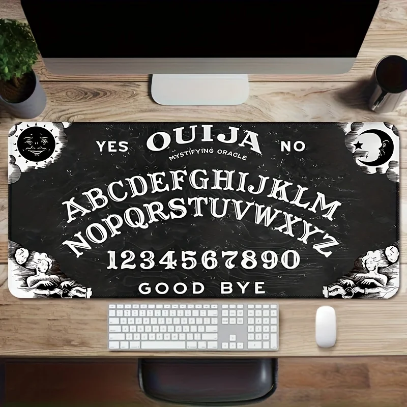 Vintage Ouija Board Mouse Pad with Non-Slip Rubber Base Smooth Surface Desk Mat