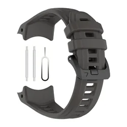 Sports Silicone Strap - Durable Replacement Bracelet - 22MM (Grey)