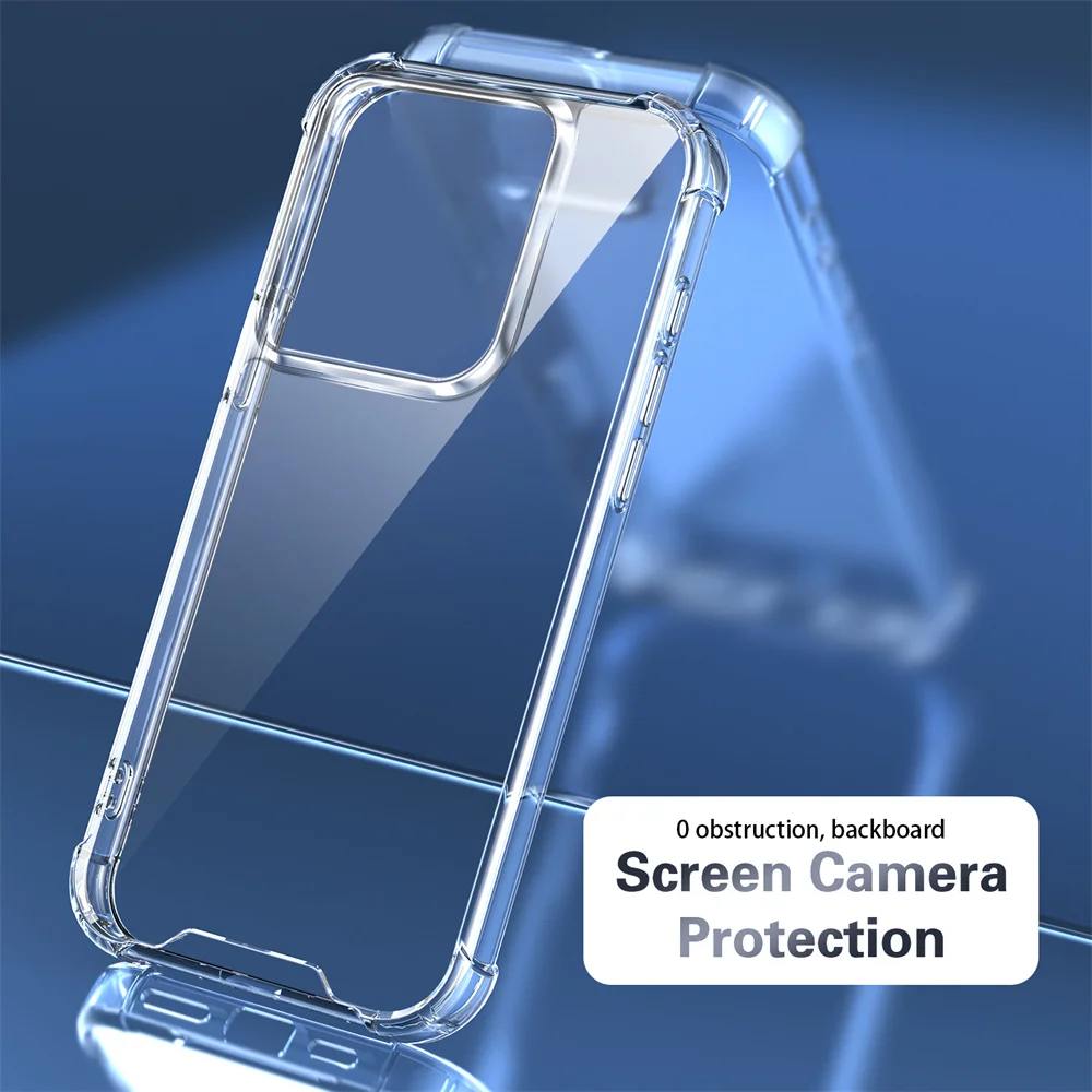 Anti-Yellowing Shockproof Clear Phone Case