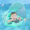 Baby Mambobaby Waist Float Summer Outdoor Floating Ring Float Can Lie Down Solid Non Inflatable Neonatal Toy With Foot Mats 2