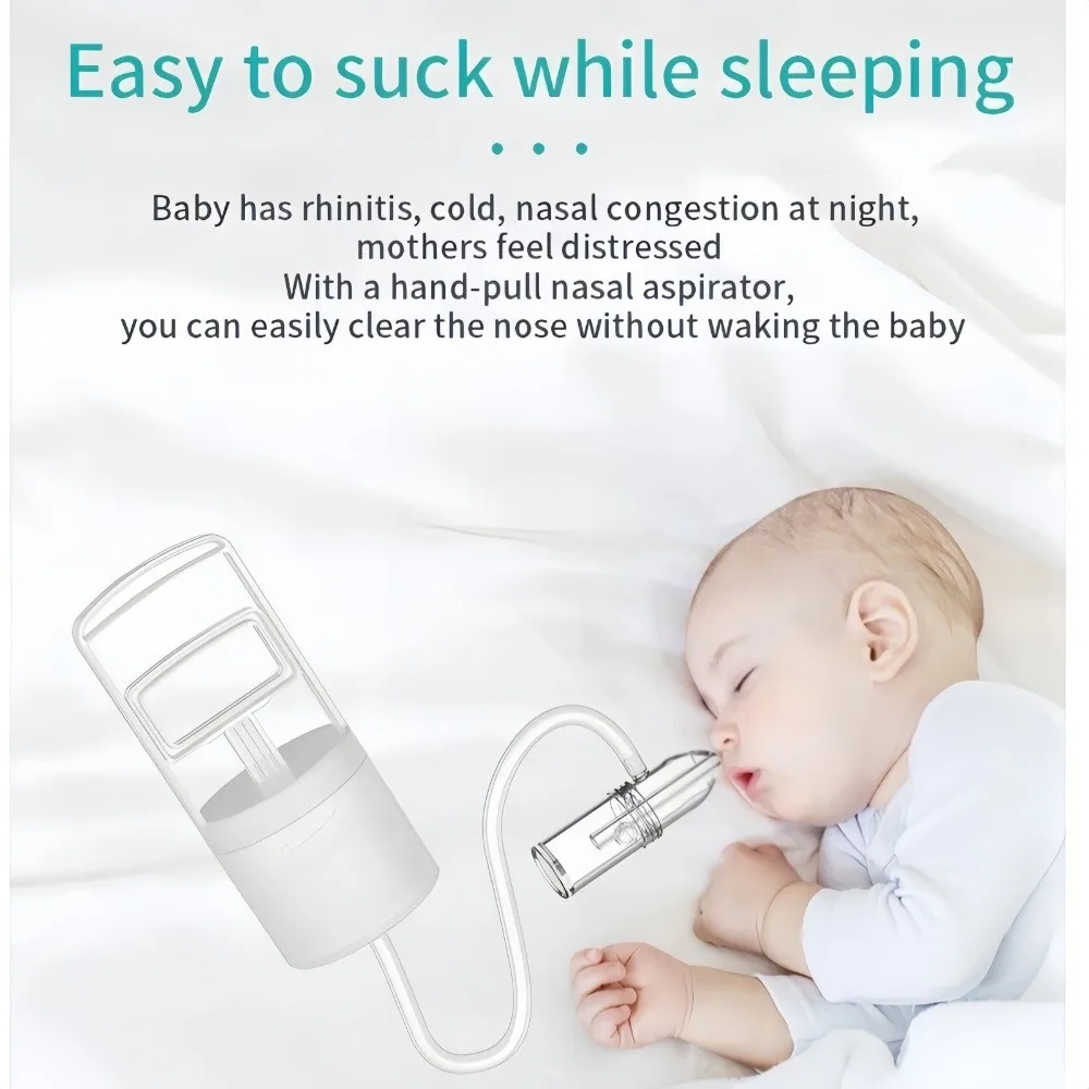 Nose Sucker Baby Nasal Aspirator Booger Removers Safety Kids Nasal Inhaler Nasal Obstruction Rhinitis Nasal Irrigator