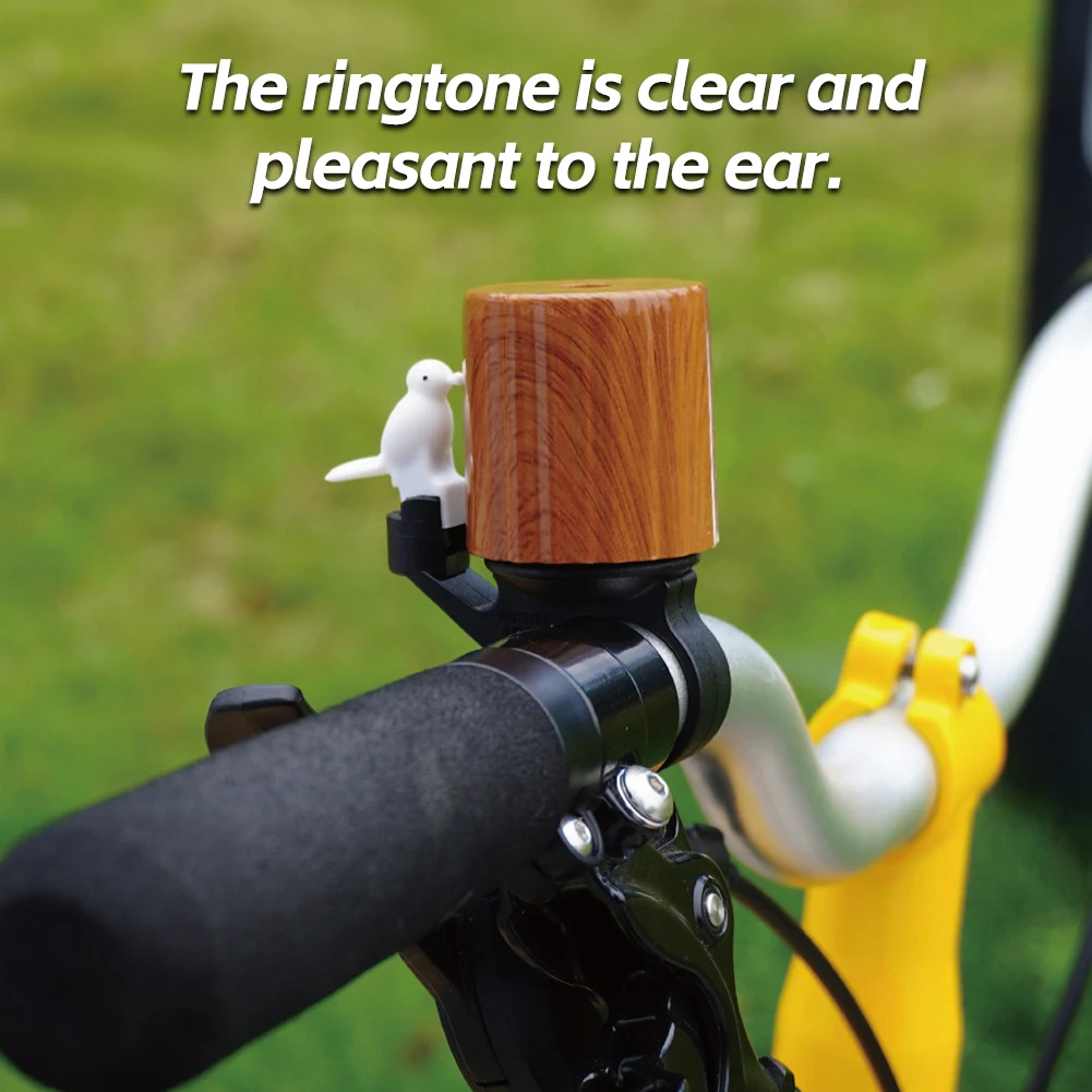 For 22.2-28MM Bicycle Bell Brass Woodpecker Bike Safety Warning Alarm Cycling Handlebar Bell Ring Bicycle Horn Cycling Accessory