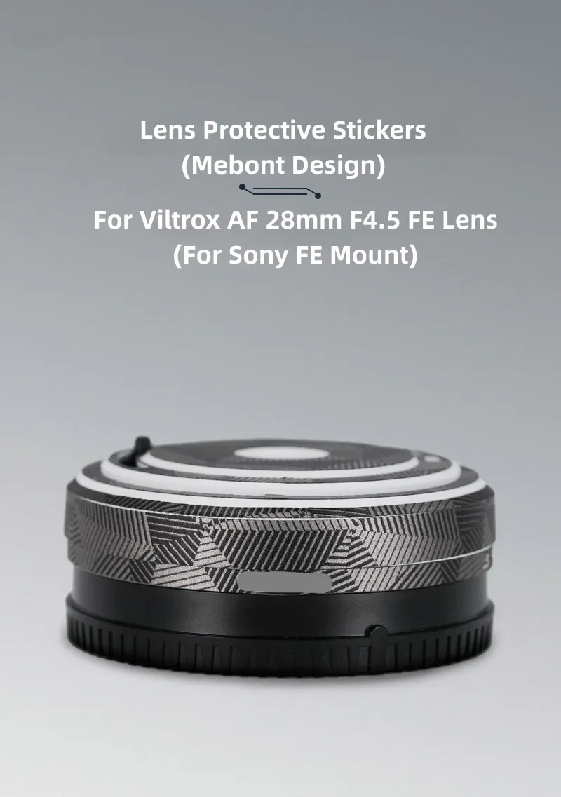 Viltrox AF 28mm F4.5 FE 데칼 스킨 스크래치 방지 비닐 랩 필름 카메라 바디 보호 스티커 코트 AF28 AF28mm 28 4.5 F/4.5