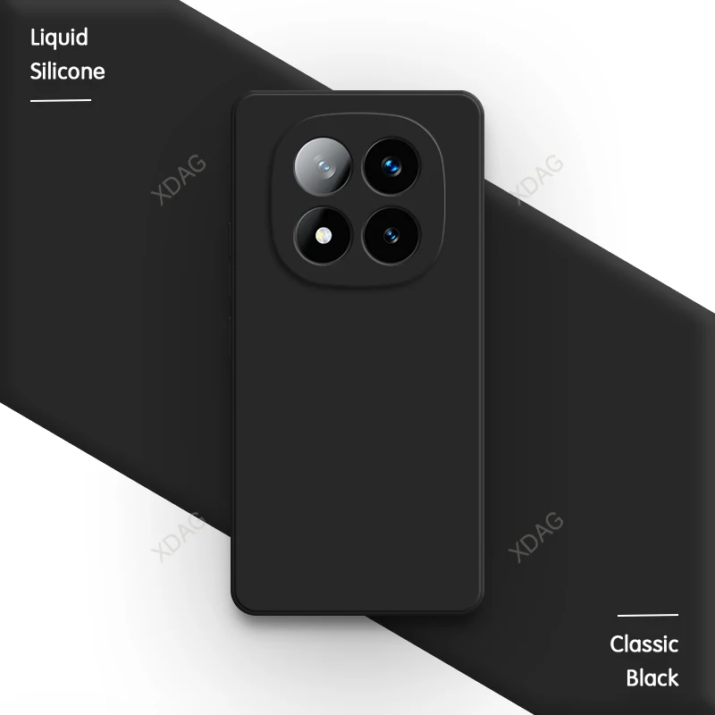 Shockproof Liquid Silicone Soft Original Phone Case - Basic Back Cover Accessories