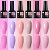 URSUGAR 7.5ml Solid Color Gel Polsih Classic Matte Glossy DIY Nail Art Trendy Reflective Glitter Nail Gel UV LED Soak Off 4