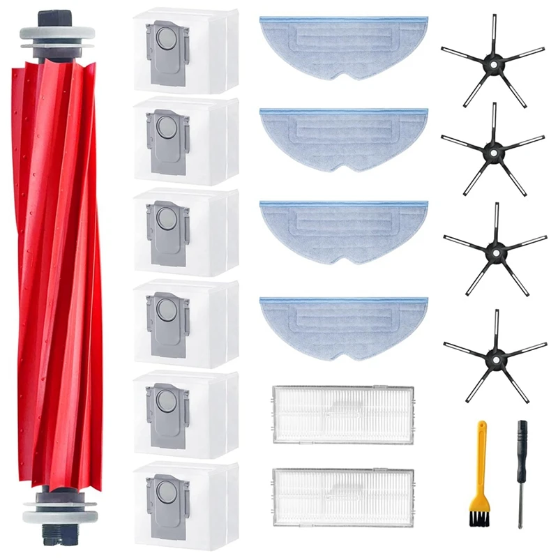 Per Roborock S7 Maxv Ultra/S7 Pro Ultra/S7 Max Ultra Robot Aspirapolvere Spazzola Laterale Principale Accessori Per Filtri Hepa