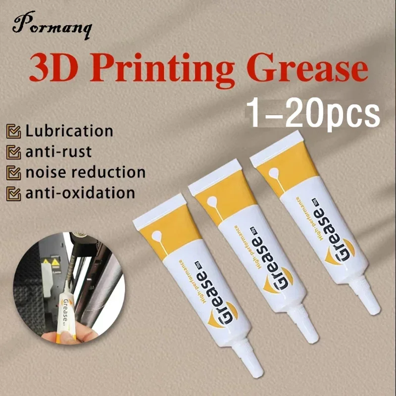 1-20PCS 3d Printer Gear Grease Lube For 3d Printer Reduce Noise Lubricating Oil 3D Parts Amagi