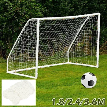 Football Net Soccer Goal Net Outdoor Training Football Door Soccer Goal Post Net Netting Junior Sport Training Practice Supplies