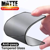 Keramik Matte Privatsphäre Glas Für iPhone 12 11 13 Pro Max 6 6S 7 8 Plus SE Screen Protector glas X XS MAX XR Weichen Schutzhülle Film