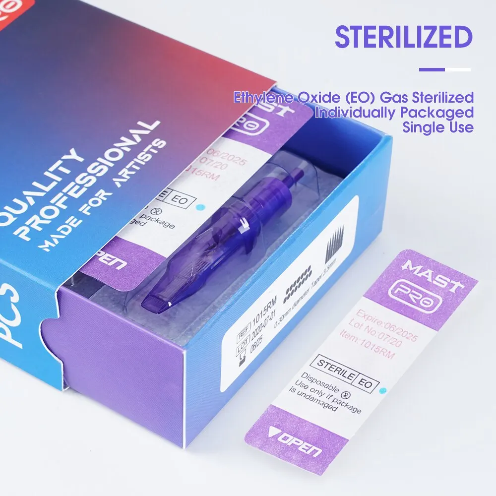 Sedd41f164ac549619e997ed3b1f4ab0aQ Mast PRO Tattoo Cartridge Needles RL Round Liner Disposable Sterilized Safety Tattoo Needle 20pcs/lot Mallzona