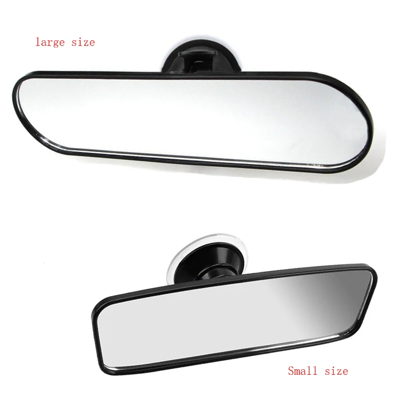 Wide Angle Mirror Car Interior Rear View Mirror 360&deg; Rotates Adjustable Suction Cup Universal Auto Accessories