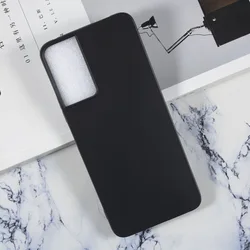 Sleek Black Soft Silicone TPU Phone Case - Premium Quality Cover for TCL 40 SE (Black)