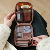 Transparent Travel Cosmetic Bag, Portable Mini Waterproof Cosmetic Lipstick Storage Bag, Multifunctional Clutch Bag 2
