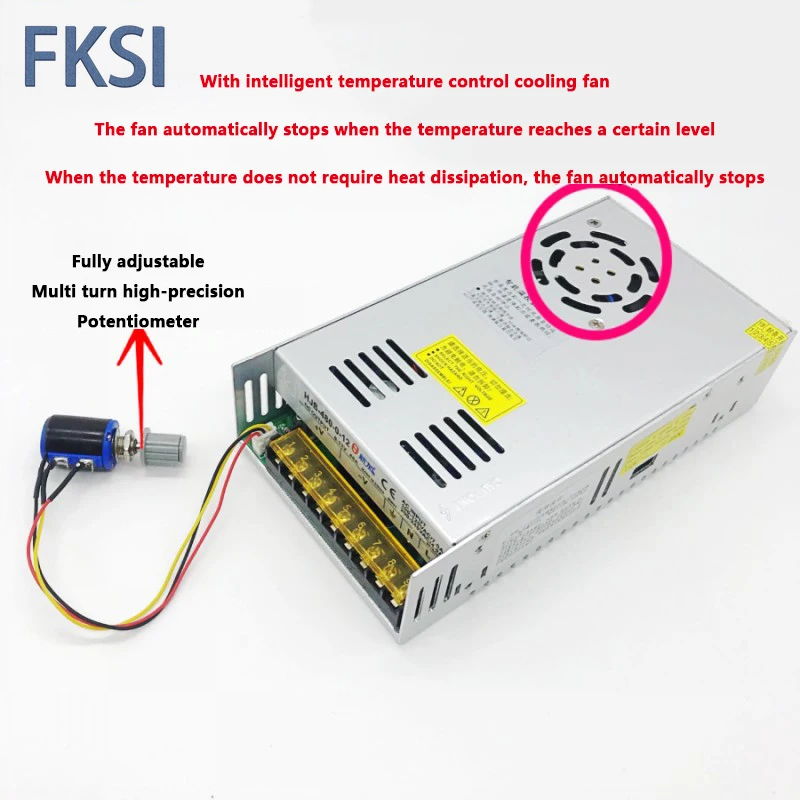 安定化電源, デジタルディスプレイ調整可能なDC 480Wスイッチ電源、0-5-12-24-26-48-60-80-120-160- 480W  デジタルディスプレイ スイッチング電源 調整可能 DC 電源電圧 AC から DC 産業用変圧器コンバーター 0-5V 1 e-auto fun  スイッチング電源 AC/ DCコンバーター 入力 ... 480W 0-24V 0-20A デジタルディスプレイスイッチング電源 調整可能な電圧と電流制限 HJS-480-0-24 入力電圧