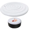 Round Small 145cm Outdoor Hot Tub Coverinflatable Round Collapsible Swimming Pool Filler Dust Cover Thermal Cover 1