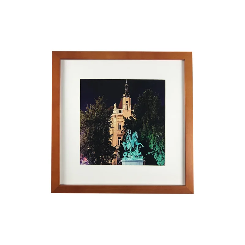 

20425 Liyou Solid Wood Picture Frame Mounted Picture Frame Hanging Wall Table Jigsaw Frame Creative Photo Wall Wood