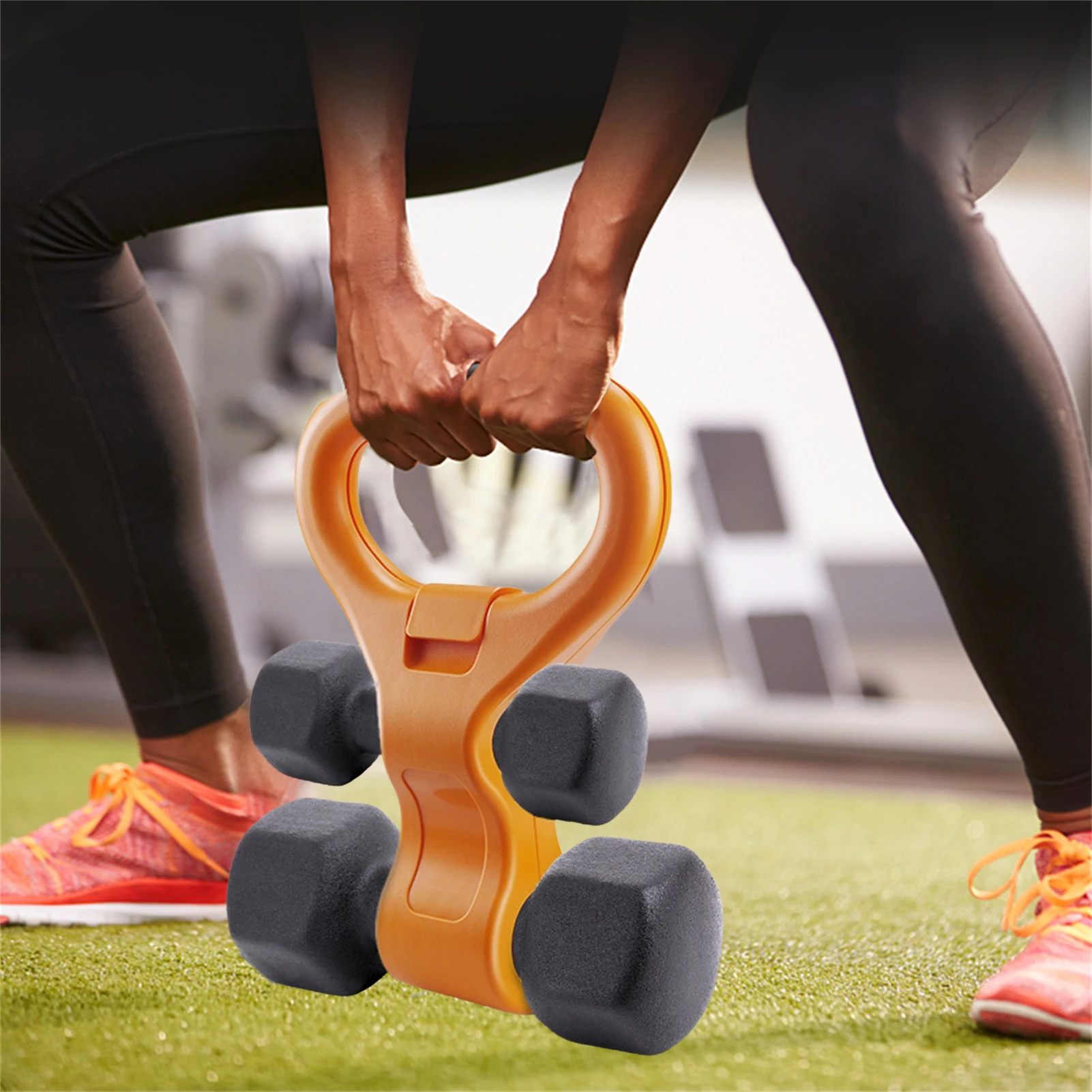 Adjustable Weight Kettlebell Grip Dumbbells Kettlebell Handle Gym Workout Comfortable Kettle Bell Grip Gym Dumbbell Equipment