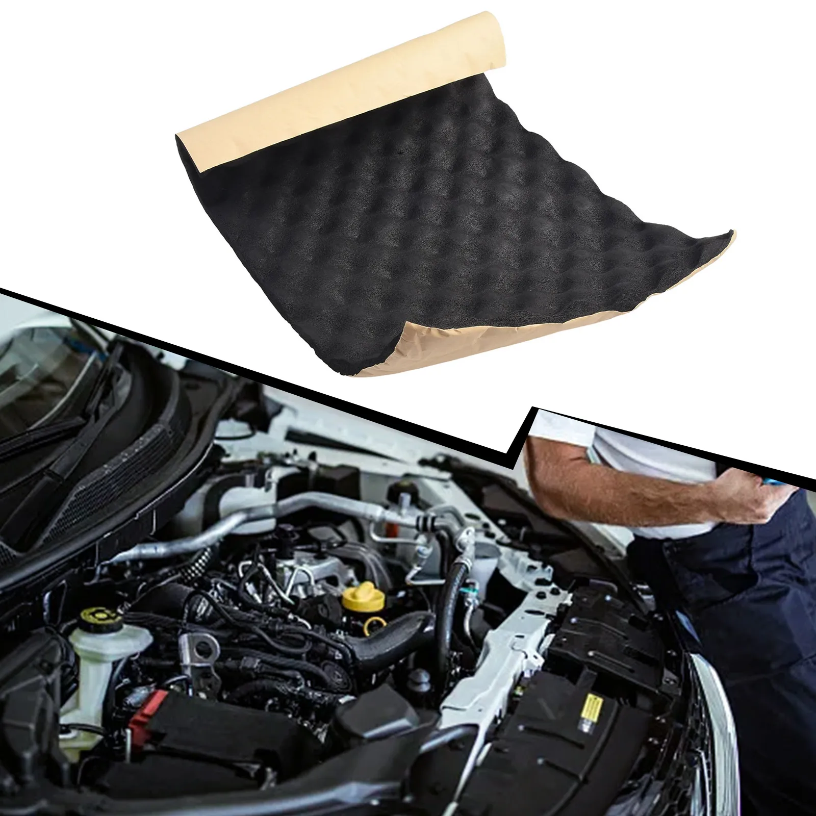 

Durable Sound Deadener Mat Pad 1 * Insulation 1 PCS Acoustic Dampenin Car Sound Deadener Pad Reducing Engine Noise