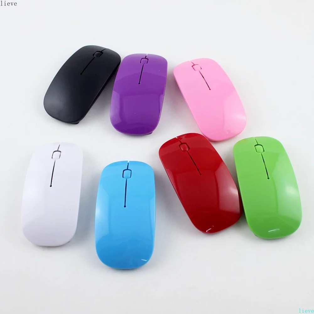 Wireless Optical Mouse - 2.4GHz USB, 6 Buttons, 1600 DPI, Ergonomic For Laptop & PC