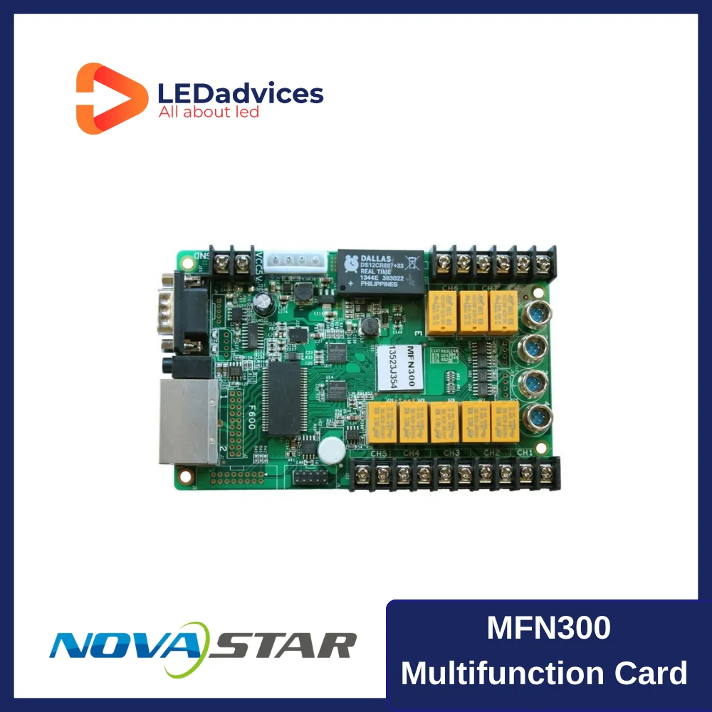 Novastar MFN300 Multifunction Card Power Switch Control Sensor Connection Audio Output LED Display Screen Accessories