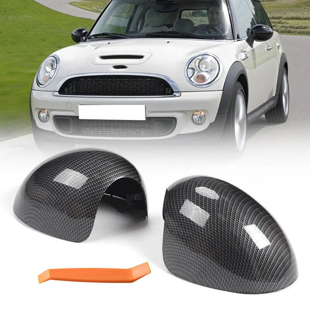 Carbon Faser Farbe Manuelle Falten Flügel Rückspiegel Kappe Abdeckung Für  BMW Mini Cooper R56 R57 R58 R59 R60 Rück spiegel Abdeckung - AliExpress