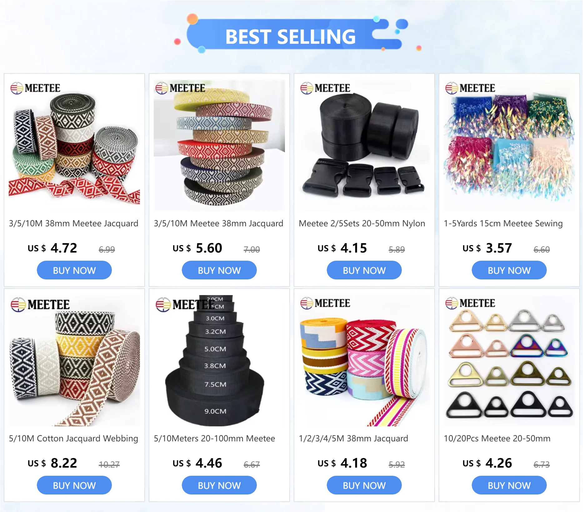 Description Picture 2 of item1-5M 38mm Meetee Vintage Ethnic Webbing Strap for Sewing Bag Printed Jacquard Ribbon Tape Clothing Bias Binding DIY Accessories