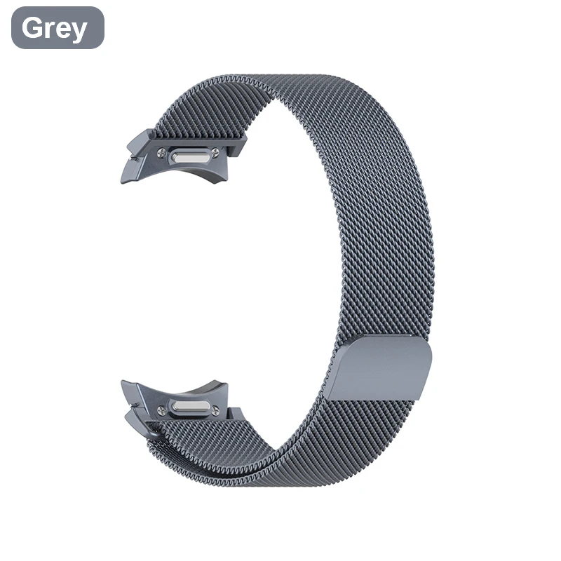 Premium Metal Strap with Magnetic Loop and Screen Protector Case, Quick Install Bracelet