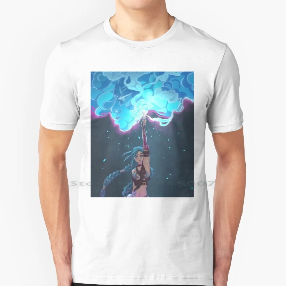 Arcane Jinx Футболка 100% хлопок 2021 серия Hektik Circle |