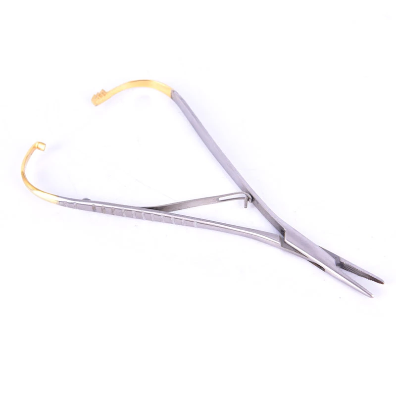 Dental Needle Holder Dentistry Products 14mm Forceps Plier Surgical