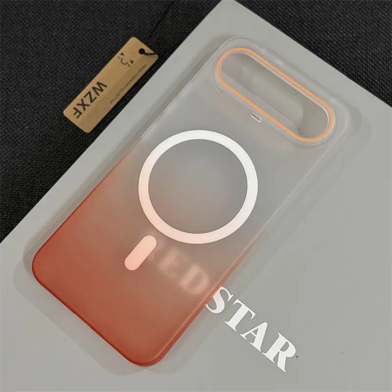 Ultra-Thin Frosted Magnetic Gradient Shockproof Phone Case