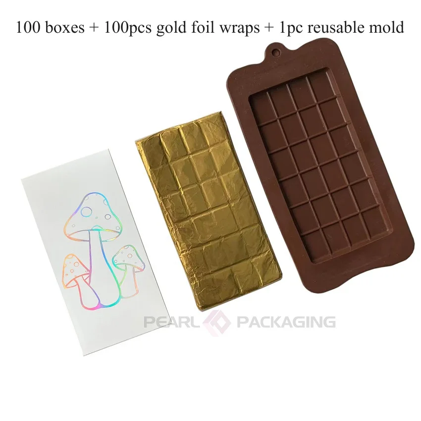 One Up Mushroom Bar Mold, Polycarbonate Chocolate Mould