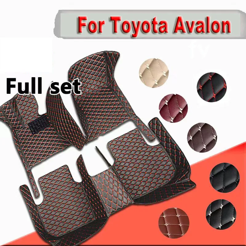 

Автомобильные коврики для Toyota Avalon XX40 2013 ~ 2018, прочный водонепроницаемый ковер, роскошный кожаный коврик, автомобильные аксессуары, автомобильные коврики, полный комплект
