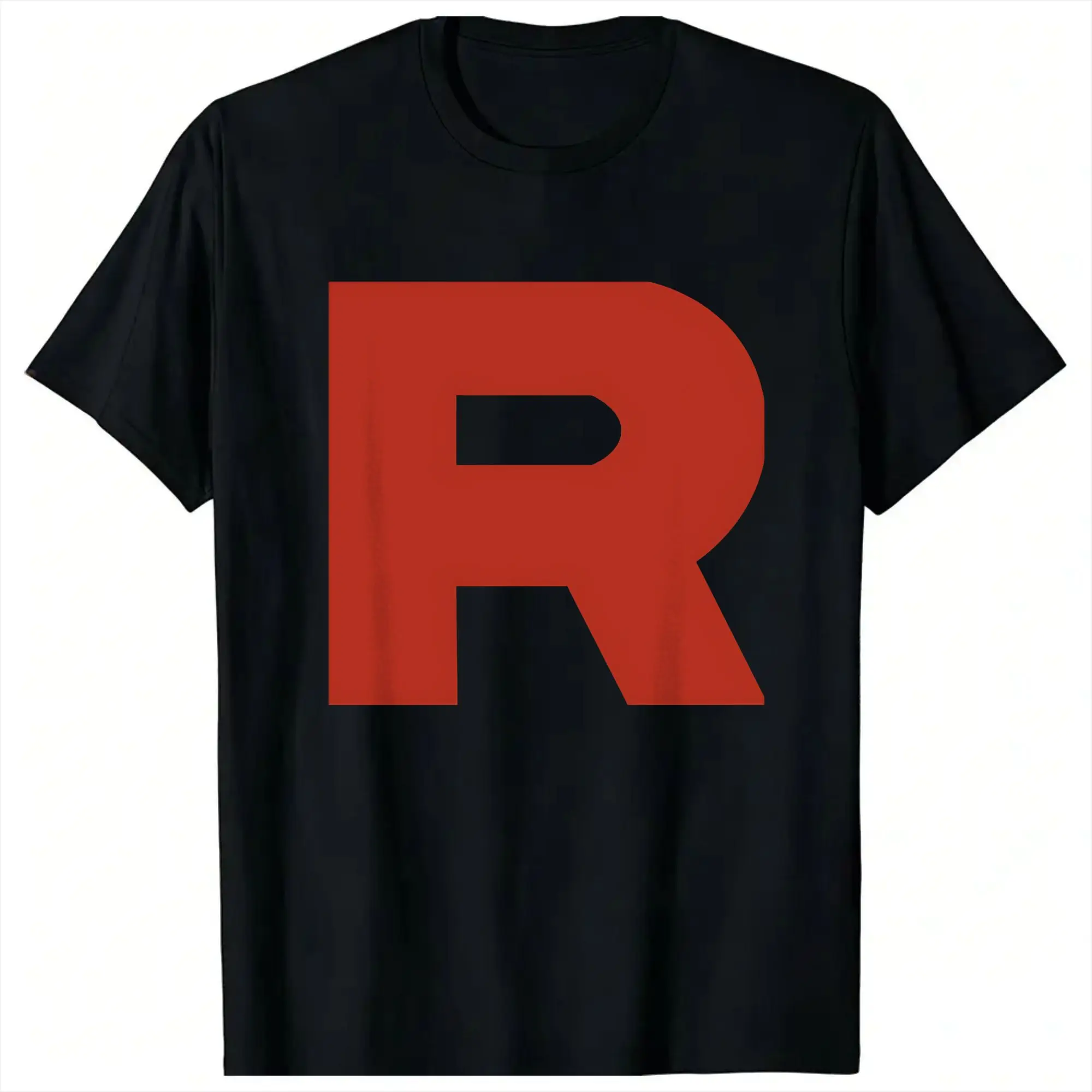 Männer Frauen T-Shirt Team Rocket R T-Shirts Beliebte Sommer-T-Shirts Y2K Retro Lose Baumwoll-Tops Geschenk