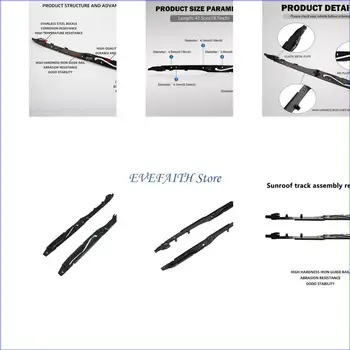 124B F350 F450 riparazione per montaggio binario tetto apribile Ricambi auto per auto durevoli