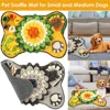 Pet Snuffle Mat Anti Slip Dogs Sniff Pad Soft Polyester Interactive Dog Treat Dispenser Mat for Pet Smell Training & Slow Feeder 1