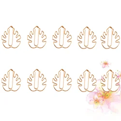 10pcs Creative Document Organizing Clip Clips Cartoon Tortoise Leaf Document Organizing Clip Clamps Bookmark Clips Portable