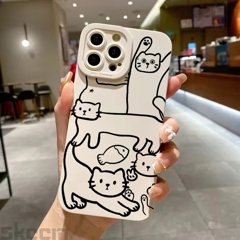 Funny Calculating Cat IPhone Case