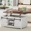 48" Coffee Table Farmhouse Lift Top Table with Lifting Top Storage Coffee Table 1