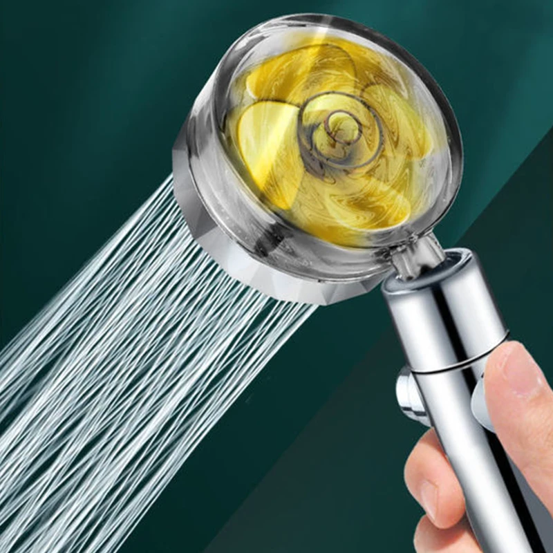 2021 дождевая душевая головка турбо пропеллер Showerhead Прямая поставка модный Морден