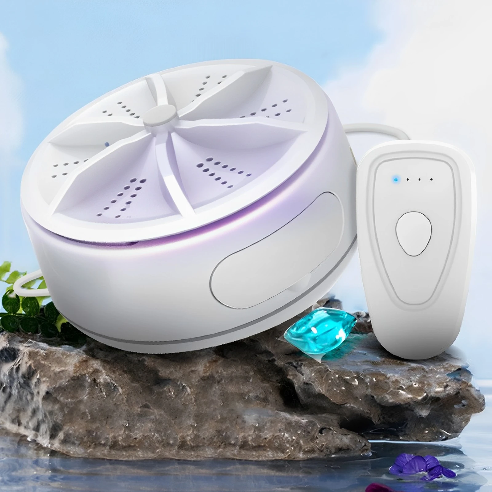 

Новая мини-стиральная машина, 4 режима, ультразвуковая турбинная шайба, маленькая ультразвуковая стиральная машина, бесшумная работа, портативная шайба