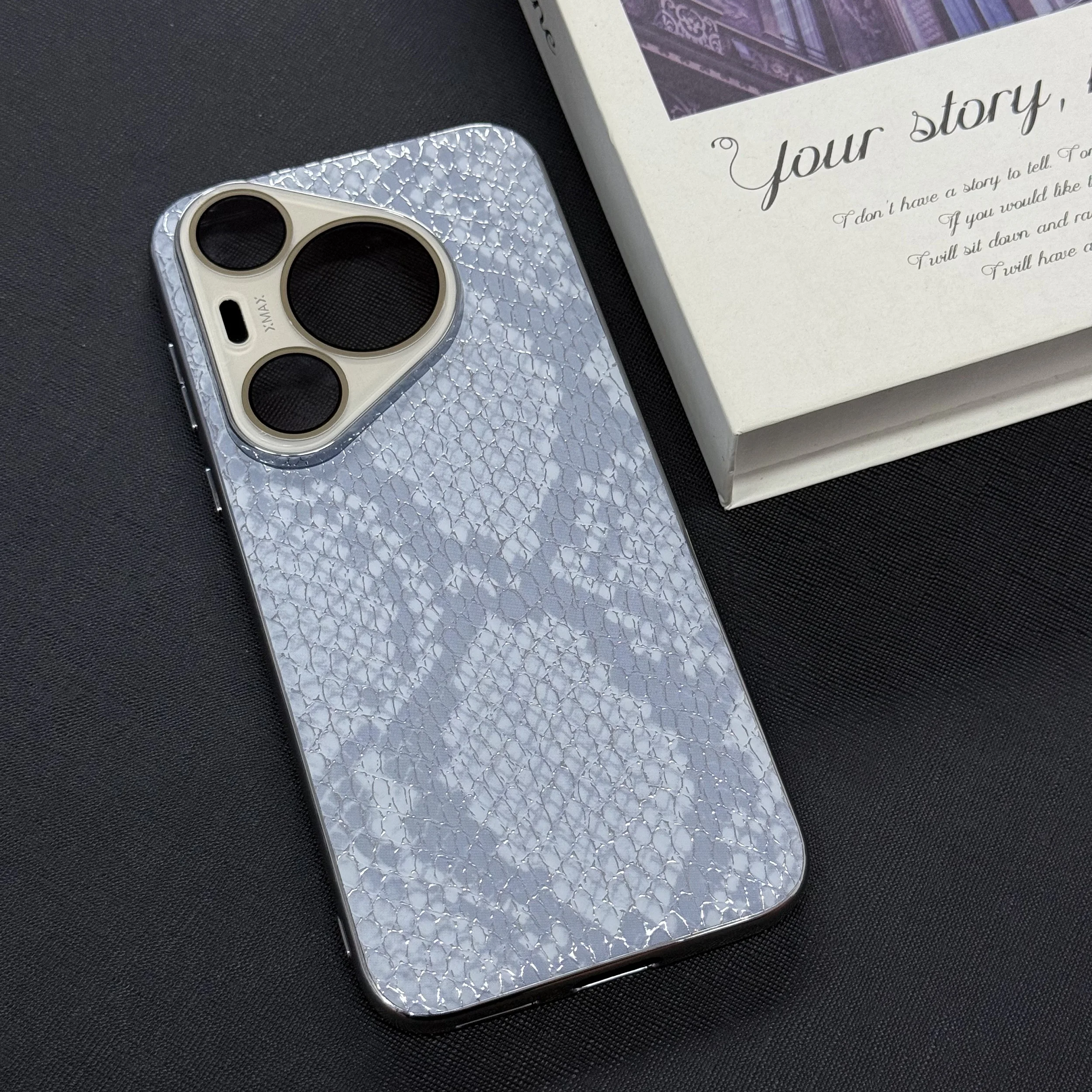 Luxury Leather Small Plaid Shockproof Case - Ultra Thin Bumper Cover