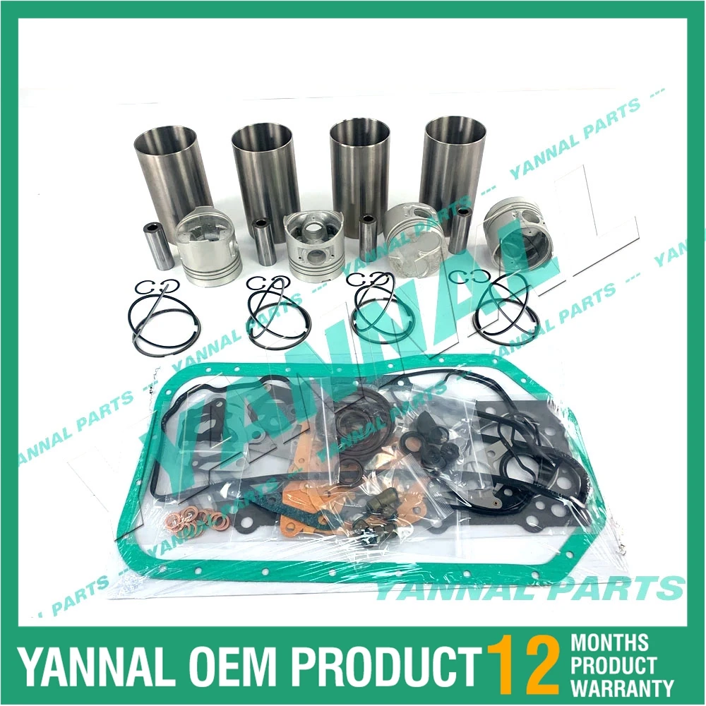 

For Mitsubishi Overhaul Kit With Gasket Set 4D56 Excavator Engine Parts