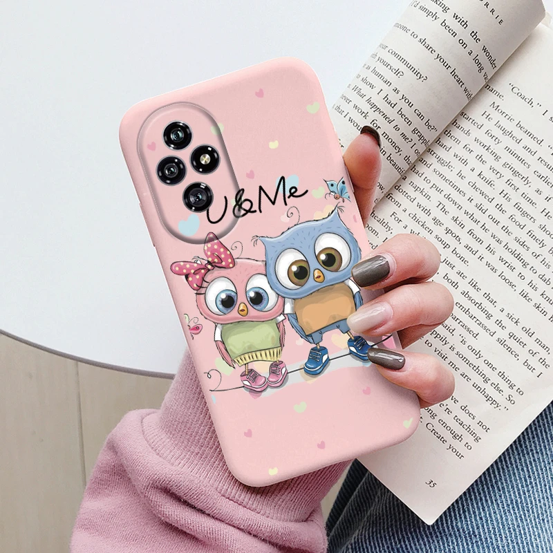 Beautiful Floral Heart and Leopard Print Soft Silicone Matte Protective Case