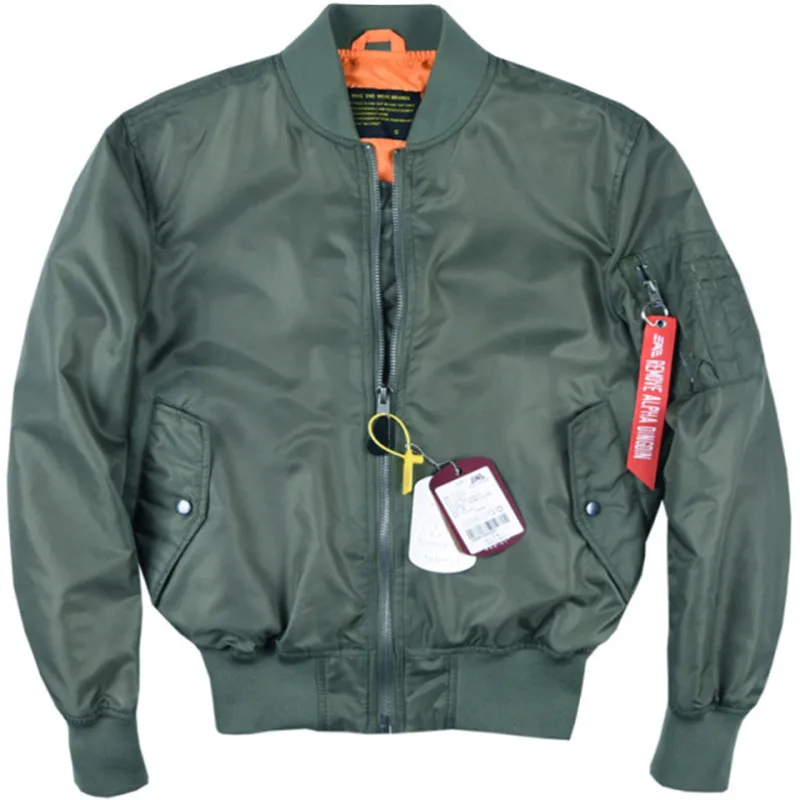 Alpha Martin Spring Autumn Flight Pilot Bomber Jacket Men MA-1 Classic Jacket Male Casual Baseball Coat Tactical Outerwear 4