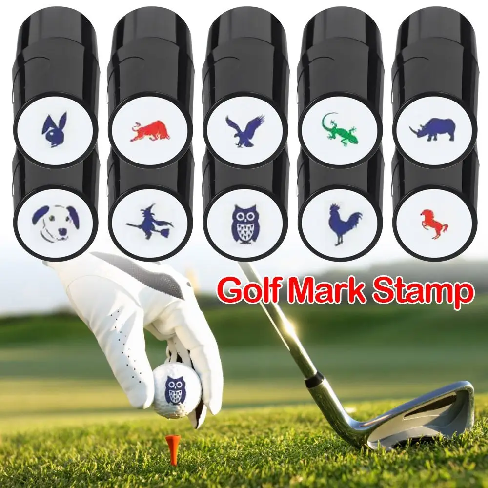 

High Quality Golfer Gift Plastic Mark Seal Golf Accessories Golf Stamp Marker Golf Ball Stamper