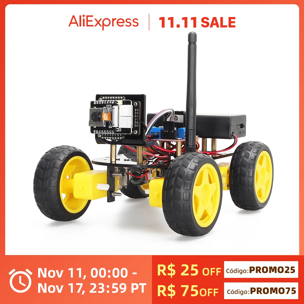 ESP32-CAM-Smart-Robot-Camera-Kit-Arduino-Programa-o-Starter-Kit-Eletr ...