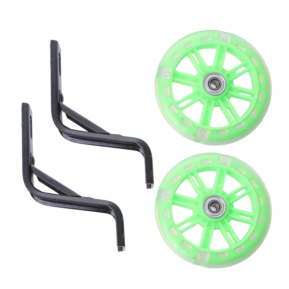 

Garneck Kids Bicycles Training Wheels Stabilizer Wheels Mute Flashing Bike Wheel 12 Inch Bracket Children Green Kids Bikes