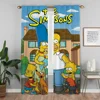 Anti-mosquito Curtains for Camera The S-Simpsons Halloween Decoration Living Room Curtain Home Interior Curtains 2 Pieces Shades 3