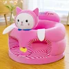 Cute Baby Sofa Support Seat Cover Plush Chair LearningTo Sit Feeding Chair Comfortable Toddler Nest Puff Washable Without Filler 2