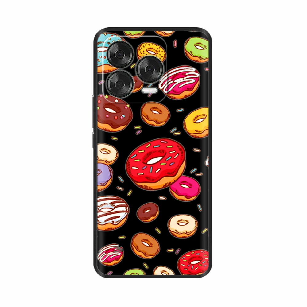 Luxury Black Silicone Back Cover - Elegant Design Case